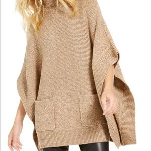 Micheal Kors wool blend poncho